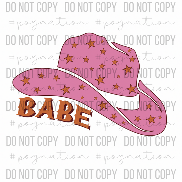Cowgirl Babe Decal - S0058