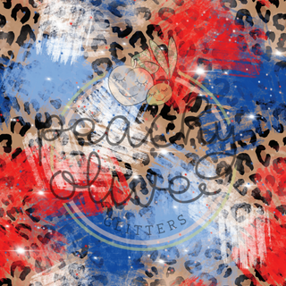 American Leopard Paint Strokes Vinyl
