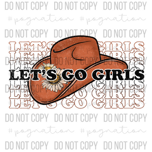 Let's Go Girls Decal - S0060