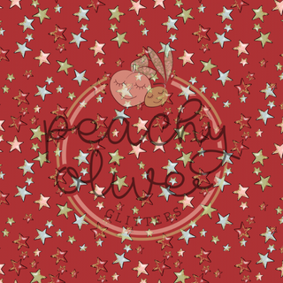 Christmas Stars Red Vinyl - 285