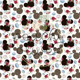 Leopard Punkin Mouse Ears Vinyl