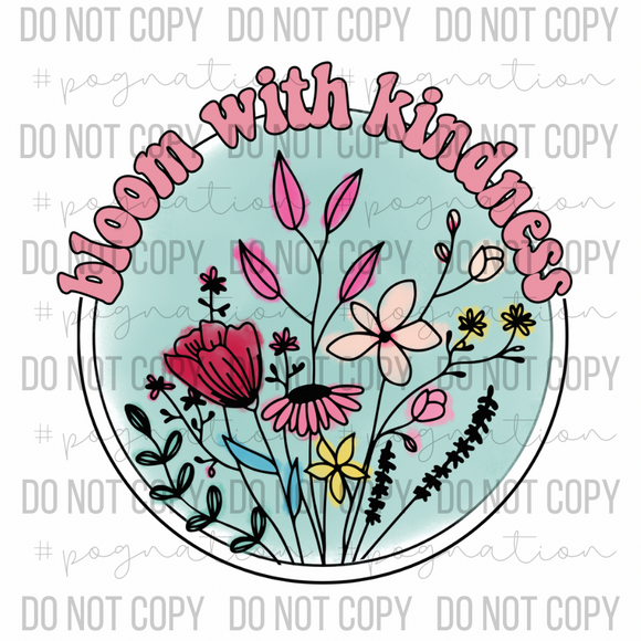 Bloom With Kindness Decal - S0007