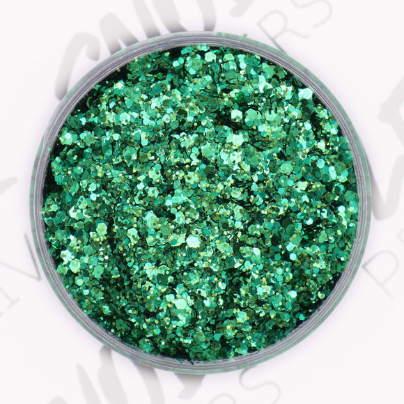 Green Glitters – Peachy Olive Glitters