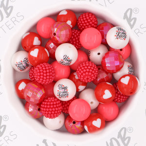 Hugs and Kisses Gumball Beads- 79