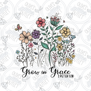 Grow In Grace Decal