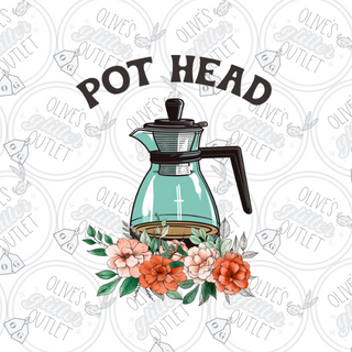 Pot Head Decal