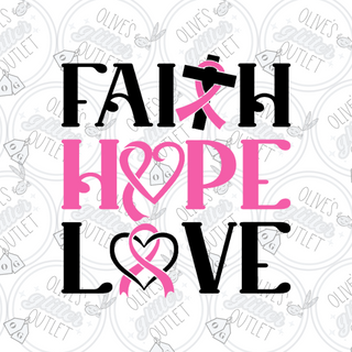 Faith Hope Love Decal