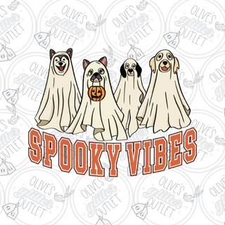 Dog Spooky Vibes Decal