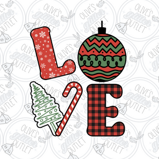 Christmas Love Decal