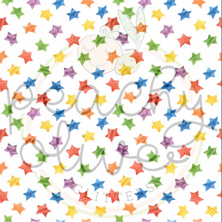 893 Rainbow Pattern Stars Vinyl