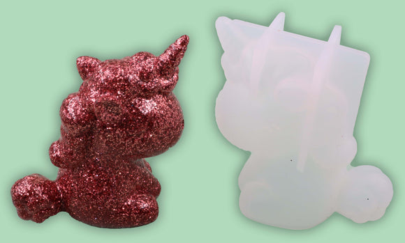 Unicorn Paperweight Mold