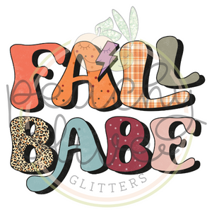 Fall Babe Decal - S0176