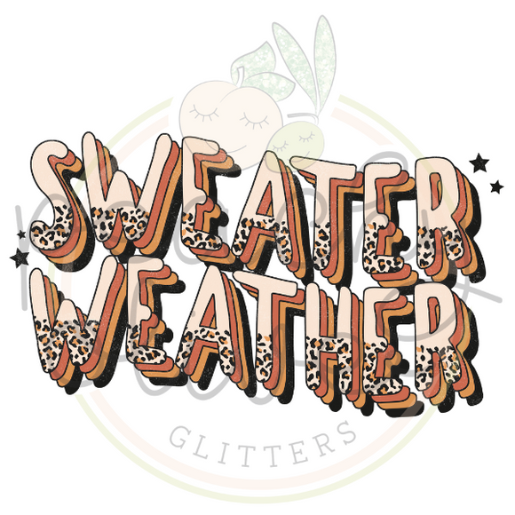 Sweater Weather Decal - S0175