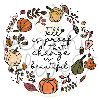Change Is Beautiful Decal - S0170