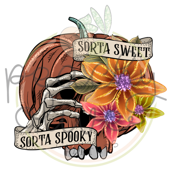 Sorta Sweet Sorta Spooky Decal - S0168