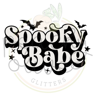 Spooky Babe Decal - S0160