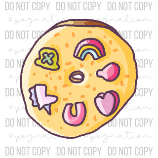 Lucky Donut Decal - S0190