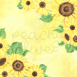 Watercolor Sunflowers - 1127