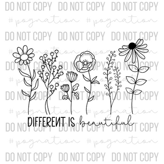 Different Is Beautiful Decal - S0203