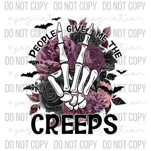 Give Me The Creeps Decal - S0023