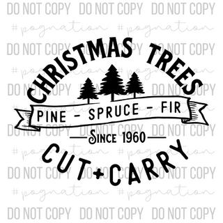 Pine Spruce Fur Decal - S0001