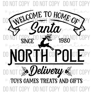Home Of Santa Decal - S0225