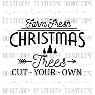 Cut Your Own Tree Decal - S0220