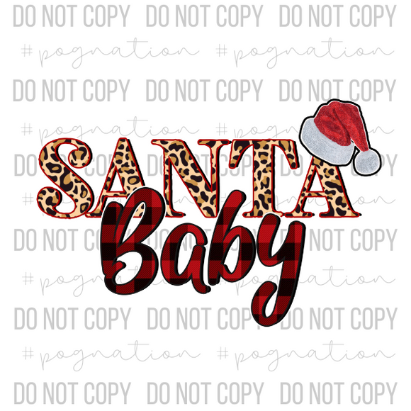 Santa Baby Decal - S0079