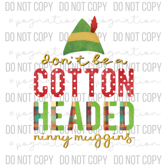 Cotton Headed Decal - STCD10