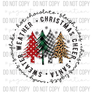 Christmas Sweater Weather Decal - STCD12