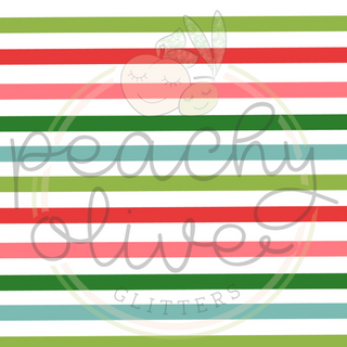 Christmas Stripes Vinyl - 1403/1404