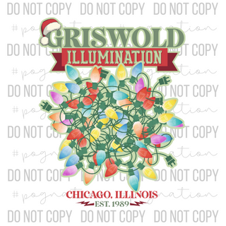 Christmas Illumination Decal - S0264