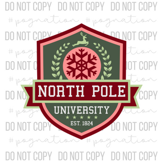 North Pole U Decal - S0263