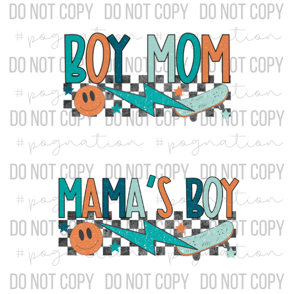 Boy Mom and Mama's Boy Decal - S0275
