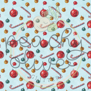 Candy Canes and Ornaments Vinyl - 1554/1555