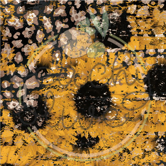 Sunflower Leopard Vinyl