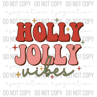 Holly Jolly Vibes Decal