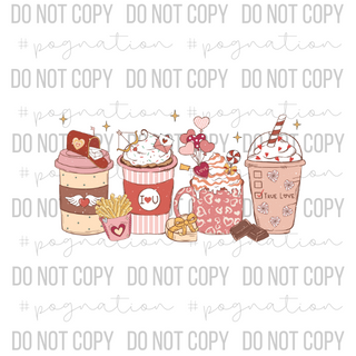 Valentine's Coffees Decal