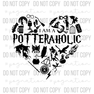 Potteraholic Decal