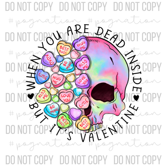 Dead Inside Candies Decal