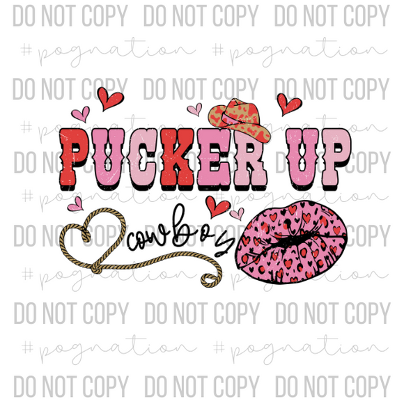 Pucker Up Decal