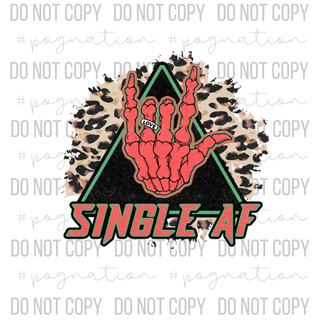 Single AF Decal