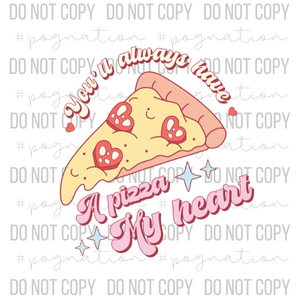 Pizza My Heart Decal
