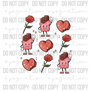 Valentine Chocolate Decal