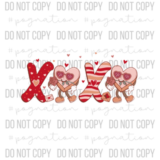 Valentine XO Character Decal