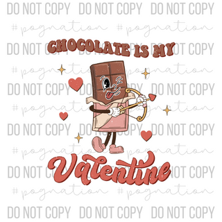 Chocolate Is My Valentine Decal