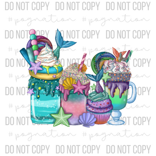 Mermaid Drinks Decal