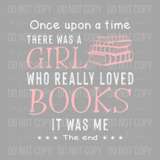 Girl Who Loved Books Decal