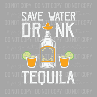 Save Water Drink Tequila Decal