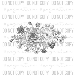 Tattoo Floral Decal